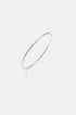 Elara Bangle Bracelet, 2 mm thick, brushed stainless steel with a subtle sheen.