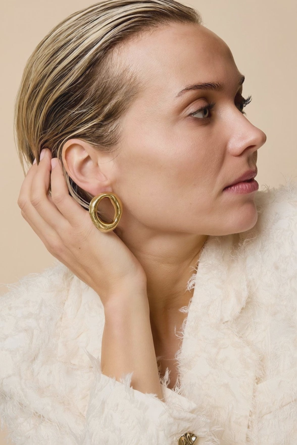 Stud Earrings irregular shape Casual Daily Simple Series Women's jewelry